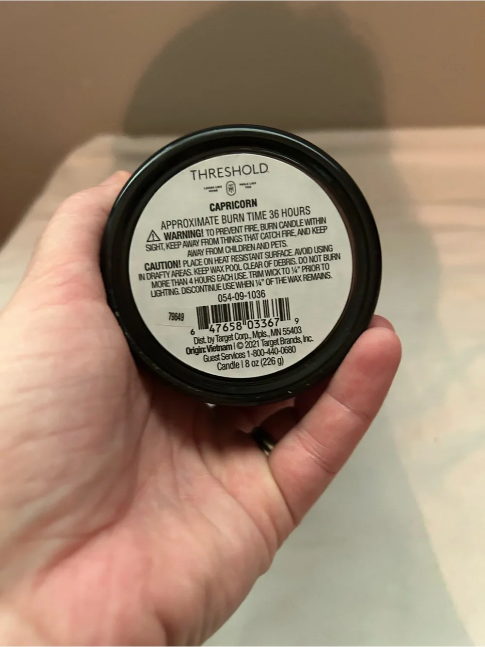 Aprico Capricorn Scented Candle